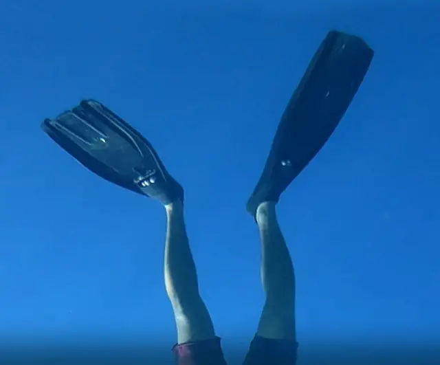 Nationaler Wettkampf im Finswimming