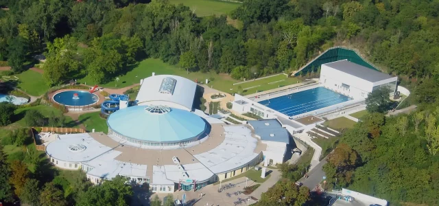 Vogelperspektive Anlage des Marienbad Brandenburg