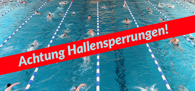 Hallensperrungen